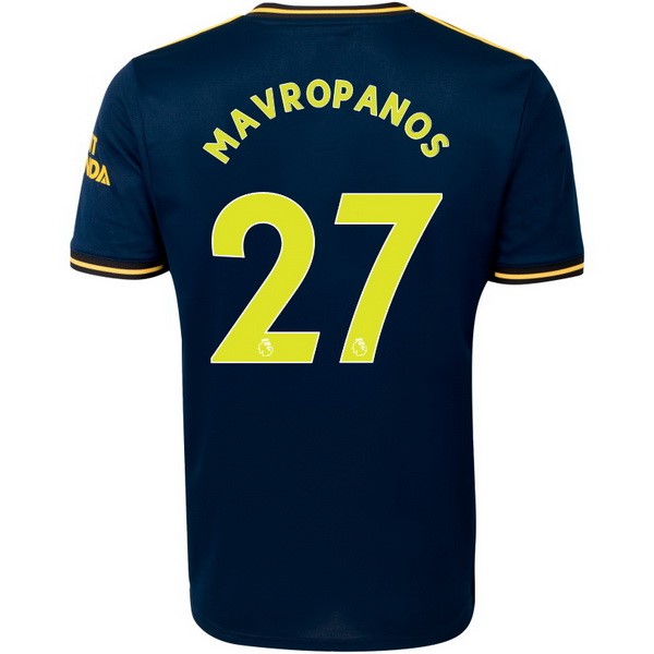 Camiseta Arsenal NO.27 Mavropanos Tercera equipo 2019-20 Azul